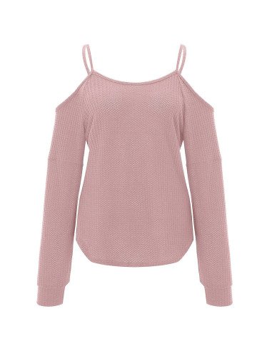 Mayoreo de blusa de moda con hombros descubiertos importada al en LHESH