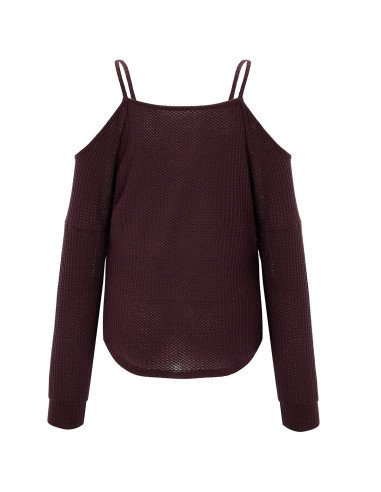 Mayoreo de blusa de moda con hombros descubiertos importada al en LHESH