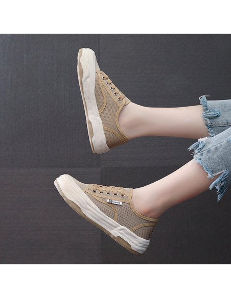 Tenis de inyección para dama al mayoreo ofrece LHESH -  ID 45392 beige