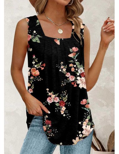 Blusa sin mangas para dama importada al mayoreo en LHESH