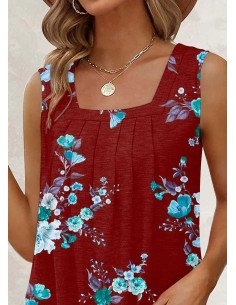 Blusa sin mangas para dama importada al mayoreo en LHESH 2