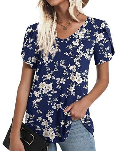 Blusa floral para dama Importada al mayoreo en LHESH