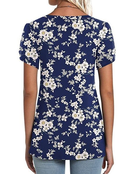 Blusa floral para dama Importada al mayoreo en LHESH