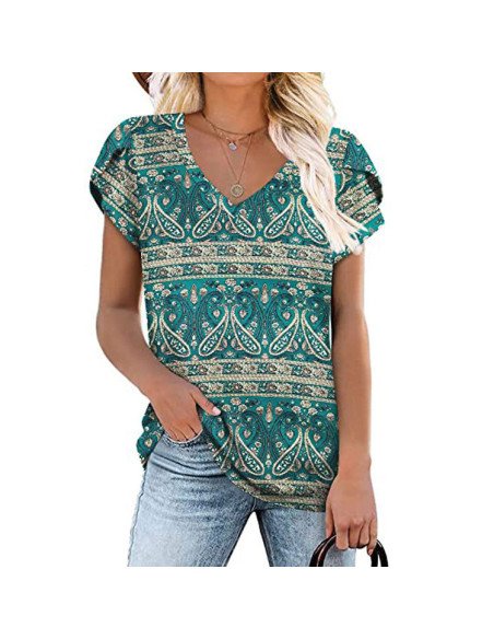 Blusa floral para dama Importada al mayoreo en LHESH