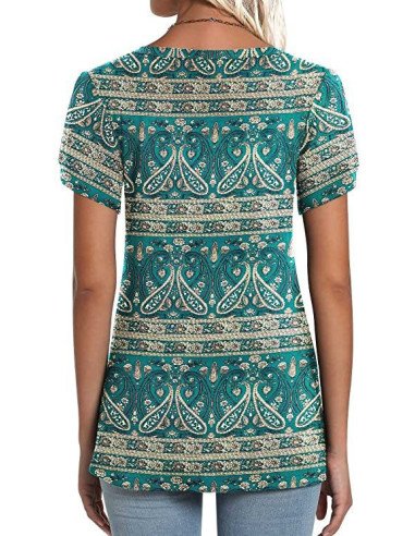 Blusa floral para dama Importada al mayoreo en LHESH