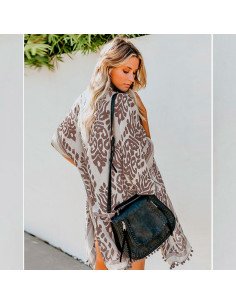 Pareo para dama al mayoreo ofrece LHESH – ID 45271 blanco/café 2