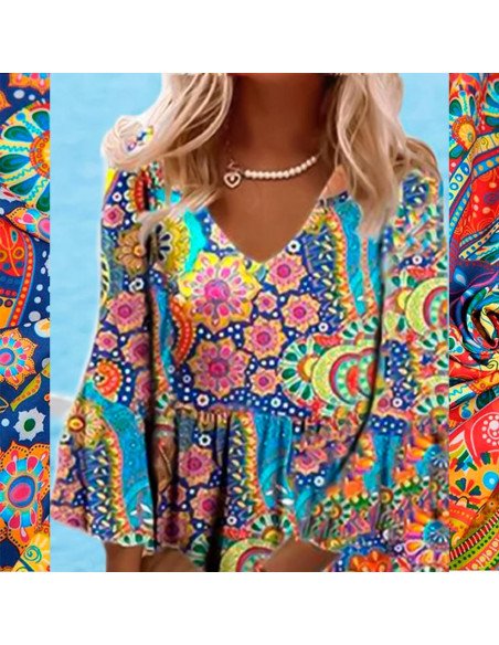 Moda plus vestido para dama al mayoreo ofrece LHESH, ID 45316