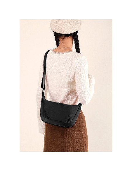 Mayoreo de bolso de hombro de media luna importado en LHESH