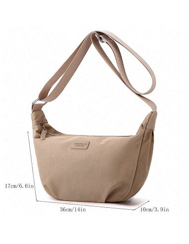 Mayoreo de bolso de hombro de media luna importado en LHESH