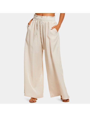 Pantalones Palazzo de Cintura Alta Importados al Mayoreo en LHESH"