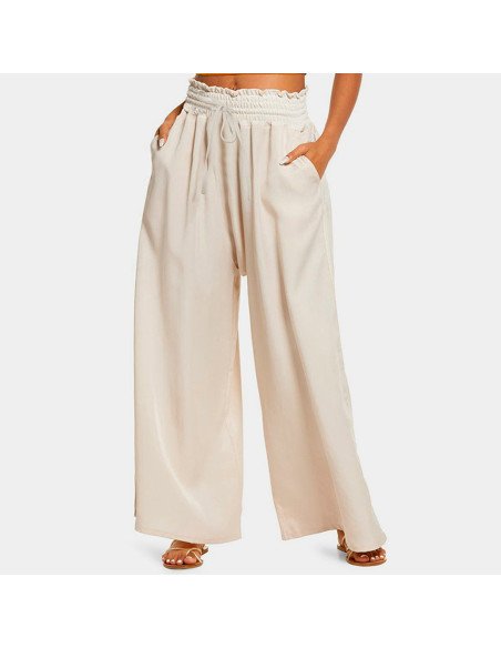Pantalones Palazzo de Cintura Alta Importados al Mayoreo en LHESH"