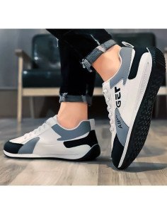 Tenis de inyección para hombre al mayoreo ofrece LHESH - ID 45735 blanco/gris 2