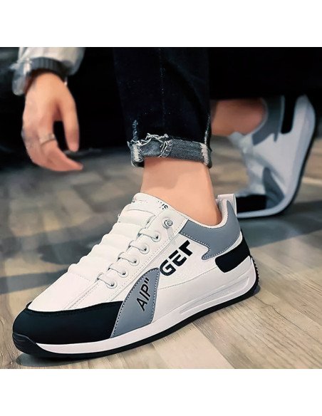 Tenis de inyección para hombre al mayoreo ofrece LHESH - ID 45735 blanco/gris