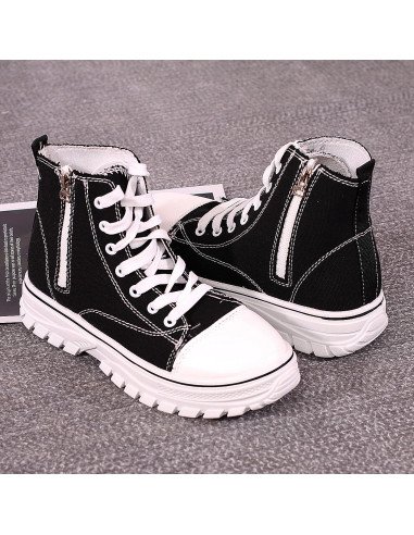 Botas urbanas de lona para dama al Mayoreo en LHESH