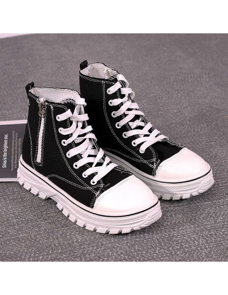 Botas urbanas de lona para dama al Mayoreo en LHESH