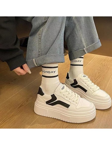 Tenis Blancos para Mujer importados al Mayoreo en LHESH