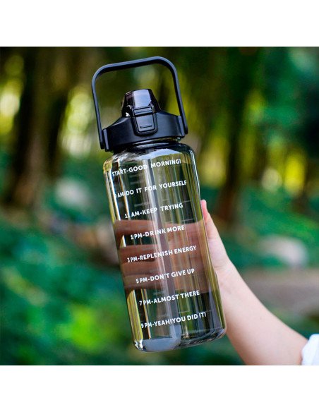 Botella motivacional ofrece LHESH al mayoreo - ID 46059 negra