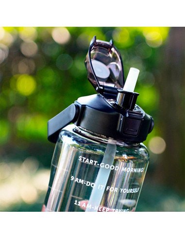 Botella motivacional ofrece LHESH al mayoreo - ID 46059 negra