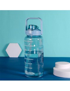 Botella motivacional ofrece LHESH al mayoreo - ID 46060 azul