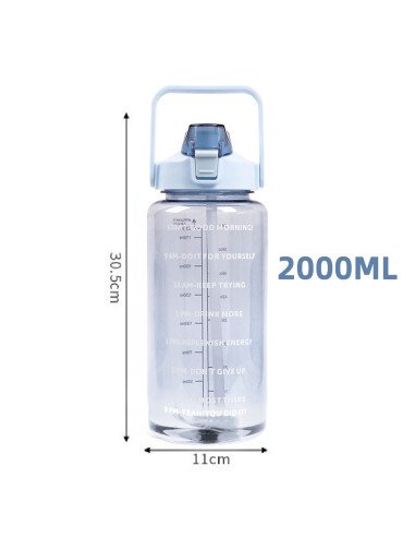 Botella motivacional ofrece LHESH al mayoreo - ID 46060 azul