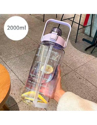 Botella motivacional ofrece LHESH al mayoreo - ID 46061 morada