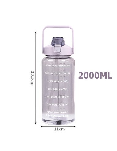 Botella motivacional ofrece LHESH al mayoreo - ID 46061 morada