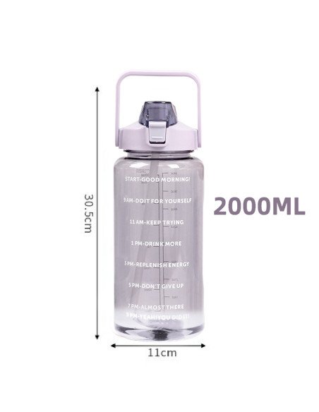 Botella motivacional ofrece LHESH al mayoreo - ID 46061 morada