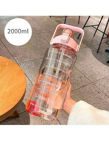 Botella motivacional ofrece LHESH al mayoreo - ID 46062 rosa