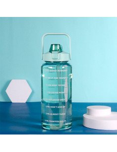 Botella motivacional ofrece LHESH al mayoreo - ID 46063 azul aqua