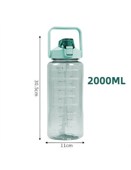 Botella motivacional ofrece LHESH al mayoreo - ID 46063 azul aqua