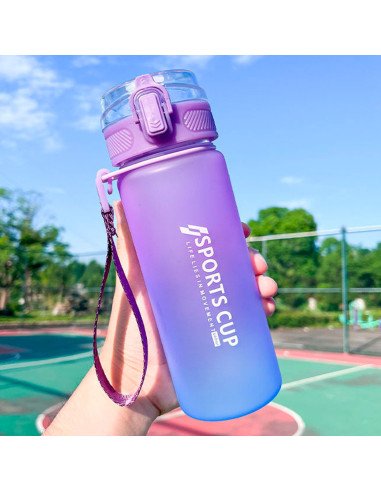 Botella deportiva ofrece LHESH al mayoreo - ID 46044 morado/azul