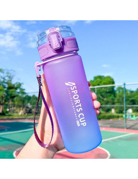 Botella deportiva ofrece LHESH al mayoreo - ID 46044 morado/azul