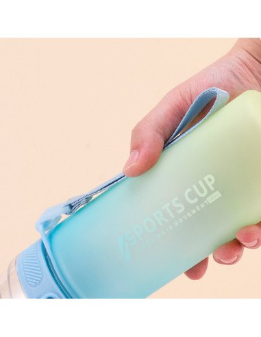 Botella deportiva ofrece LHESH al mayoreo - ID 46045 azul/amarillo