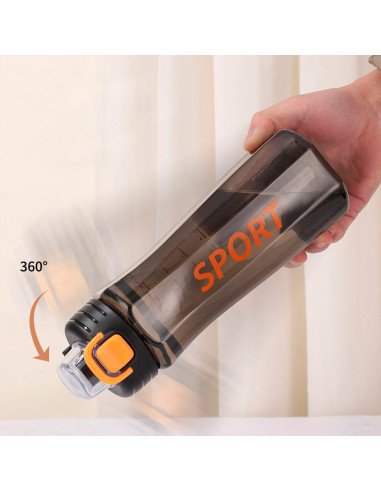 Botella deportiva ofrece LHESH al mayoreo - ID 46048 negro