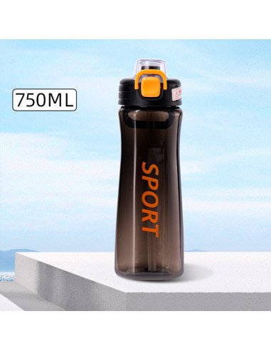 Botella deportiva ofrece LHESH al mayoreo - ID 46048 negro