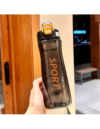 Botella deportiva ofrece LHESH al mayoreo - ID 46048 negro