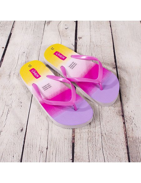 Sandalias de playa con estampadas al Mayoreo en LHESH