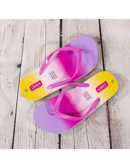 Sandalias de playa con estampadas al Mayoreo en LHESH