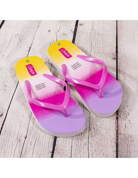 Sandalias de playa con estampadas al Mayoreo en LHESH