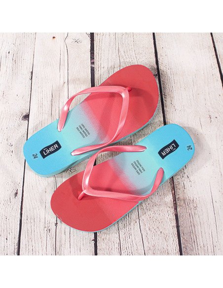 Sandalias de playa con estampadas al Mayoreo en LHESH