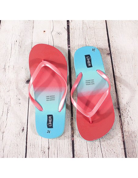 Sandalias de playa con estampadas al Mayoreo en LHESH