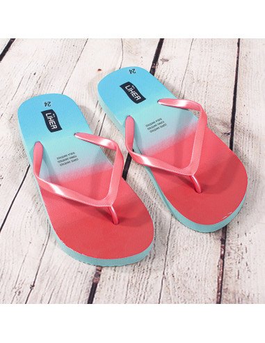 Sandalias de playa con estampadas al Mayoreo en LHESH