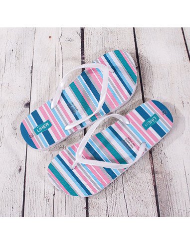 Sandalias de playa con estampadas al Mayoreo en LHESH