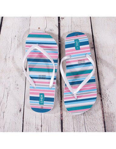 Sandalias de playa con estampadas al Mayoreo en LHESH