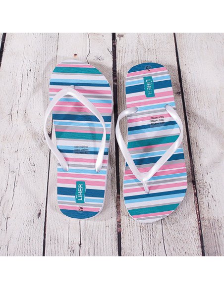 Sandalias de playa con estampadas al Mayoreo en LHESH