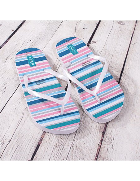 Sandalias de playa con estampadas al Mayoreo en LHESH