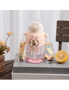 Botella de agua osito kawaii 600 ml ofrece LHESH al mayoreo - ID 41981-39857 beige
