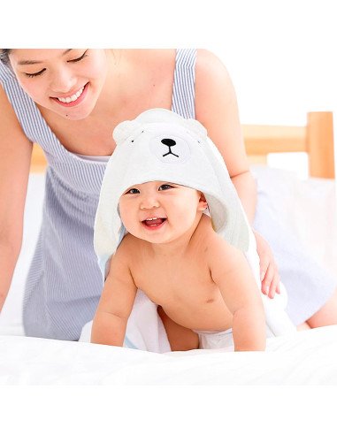 Toalla con capucha para niños importado al Mayoreo en LHESH