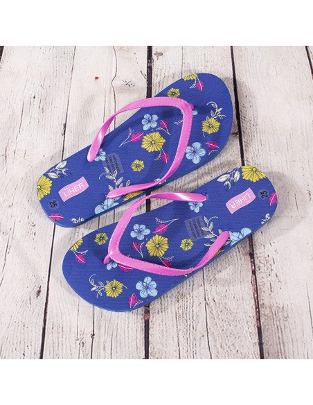 Sandalias de playa mujer con estampado al Mayoreo en LHESH