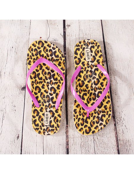 Sandalias de playa mujer con estampado al Mayoreo en LHESH